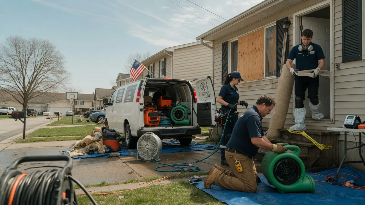Water Damage Restoration in Sheldon, ND near me